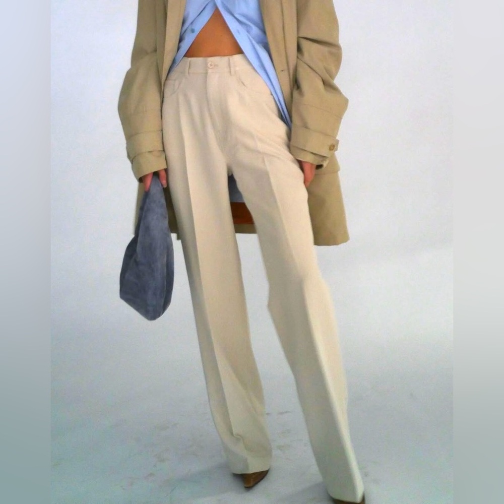 HELSA Recycled Twill 5 Pocket Pants in Light Khaki